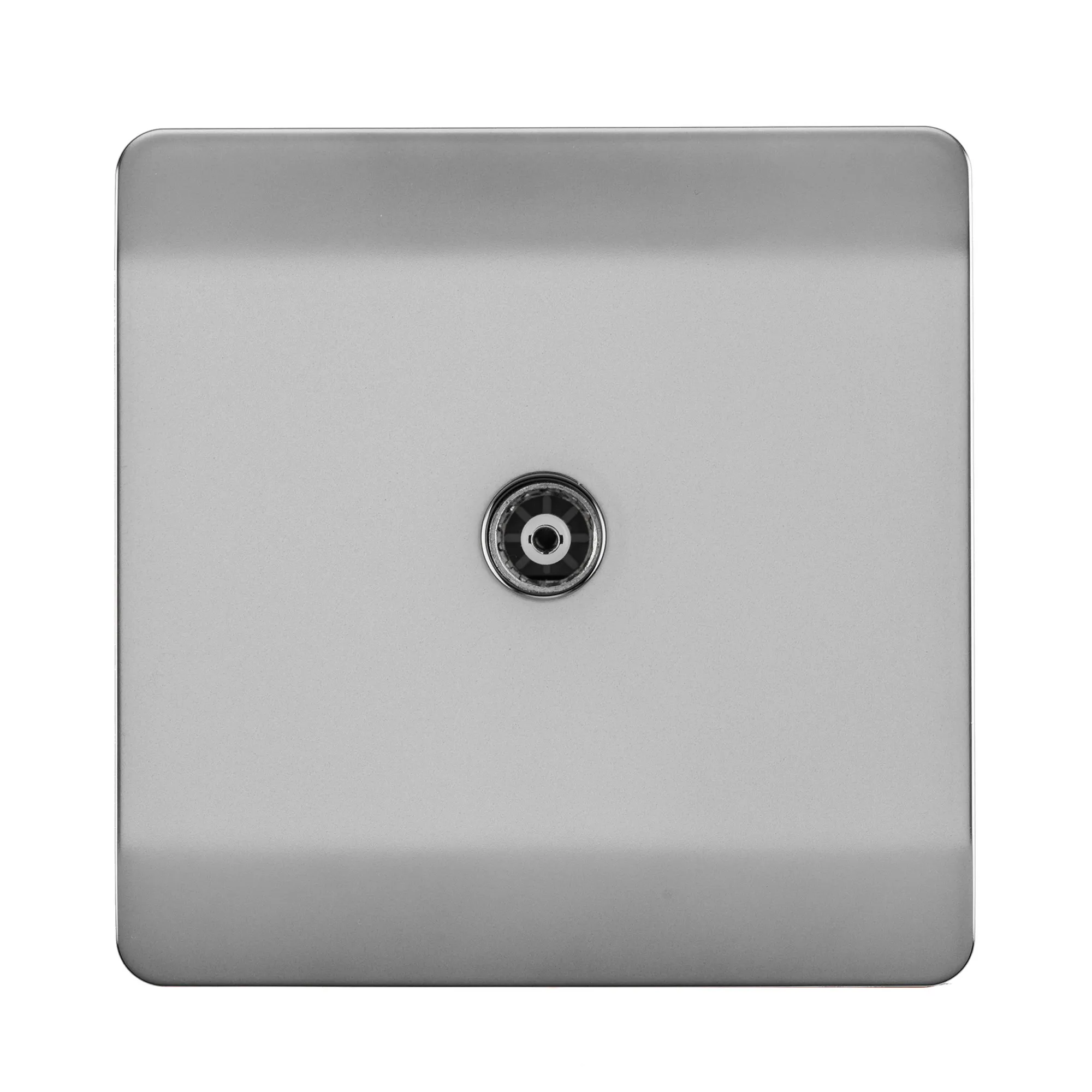 ART-TVSBS  TV Co-Axial 1 Gang Brushed Steel